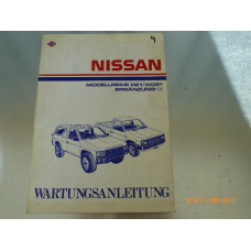 Original Nissan Pickup D21 Terrano WD21  Reparaturanleitung / Wartungsanleitung Ergänzung NR.9