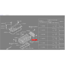 Original Nissan Pickup D22 Abdeckung Zylinderkopf hinten 11047-VM00A